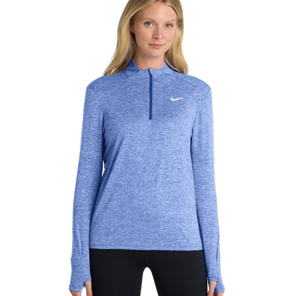 Nike Women's Dri-Fit Element 1/2 Zip. NWT. XXL. Navy Heather (see pic 5).